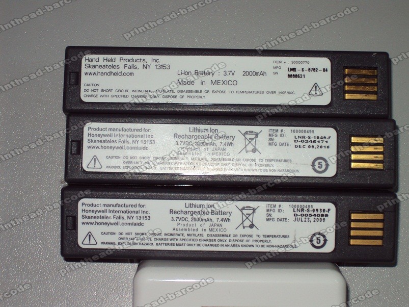 Honeywell MS-1202 Battery 2000mAh 100000495 Original New - Click Image to Close